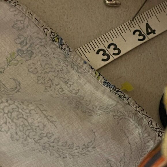 ALAN FLUSSER WEARABLE ART LONG SLEEVE Cotton PAISLEY SHIRT SIZE XL - Picture 11 of 11